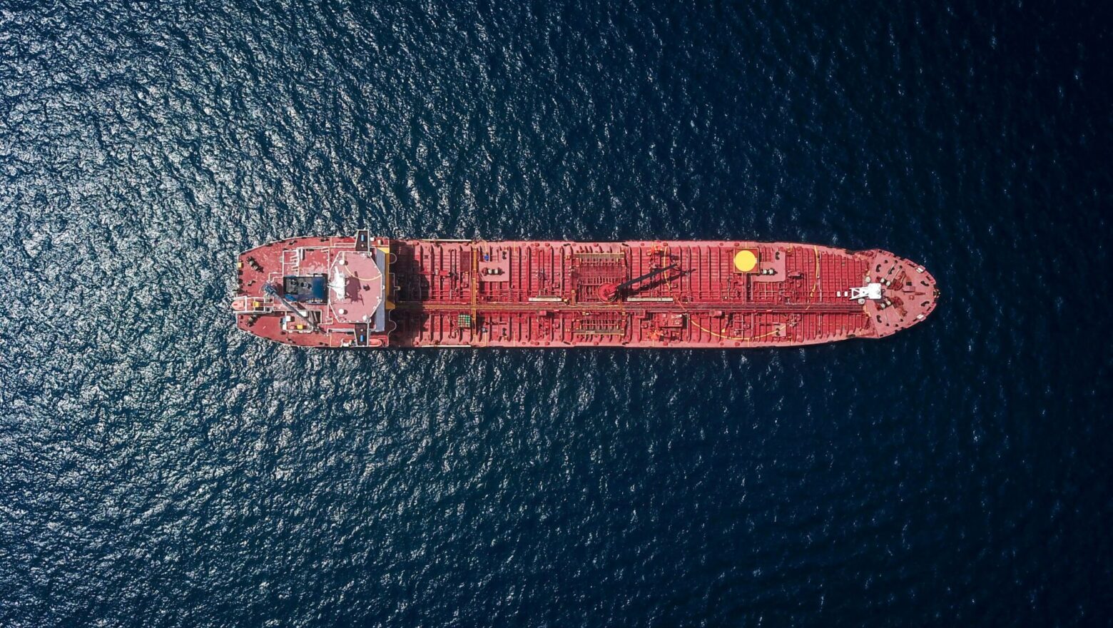 aerial photography of tanker ship